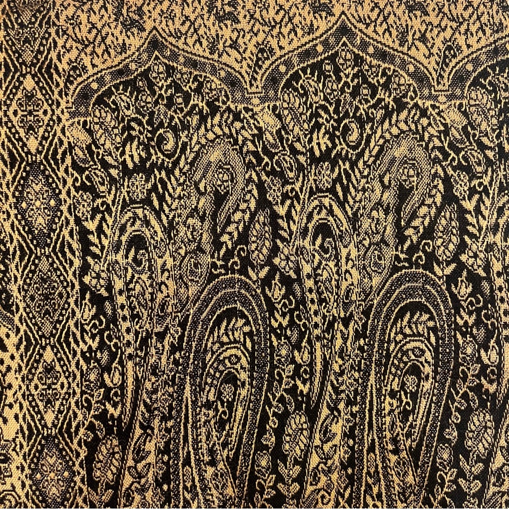 Unbranded Large Paisley Floral Scarf Shoulder Wrap - Picture 6 of 6